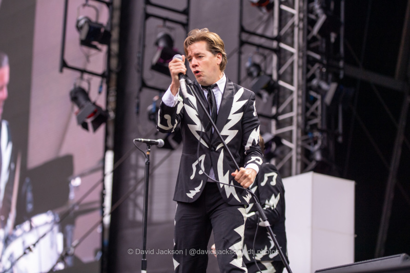 The Hives performing at the Coventry Building Society Arena in Coventry on Wednesday, May 31, 2023. Photo by David Jackson.