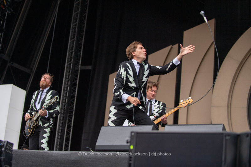 The Hives performing at the Coventry Building Society Arena in Coventry on Wednesday, May 31, 2023. Photo by David Jackson.