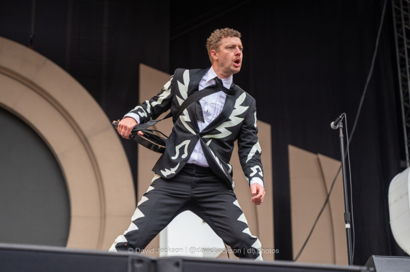 The Hives performing at the Coventry Building Society Arena in Coventry on Wednesday, May 31, 2023. Photo by David Jackson.