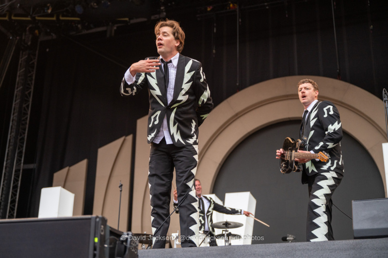 The Hives performing at the Coventry Building Society Arena in Coventry on Wednesday, May 31, 2023. Photo by David Jackson.