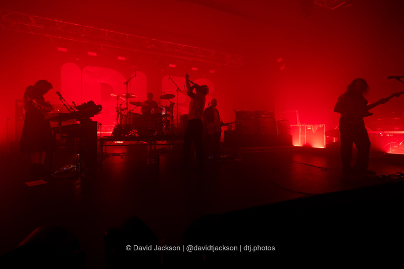 Idles on stage at the O2 Academy in Birmingham on Tuesday, December 3, 2024. Photo by David Jackson.
