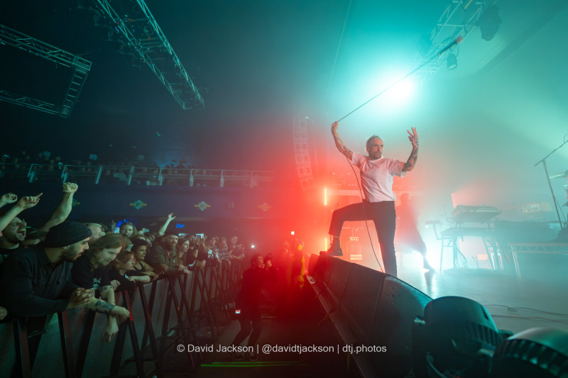 Idles on stage at the O2 Academy in Birmingham on Tuesday, December 3, 2024. Photo by David Jackson.
