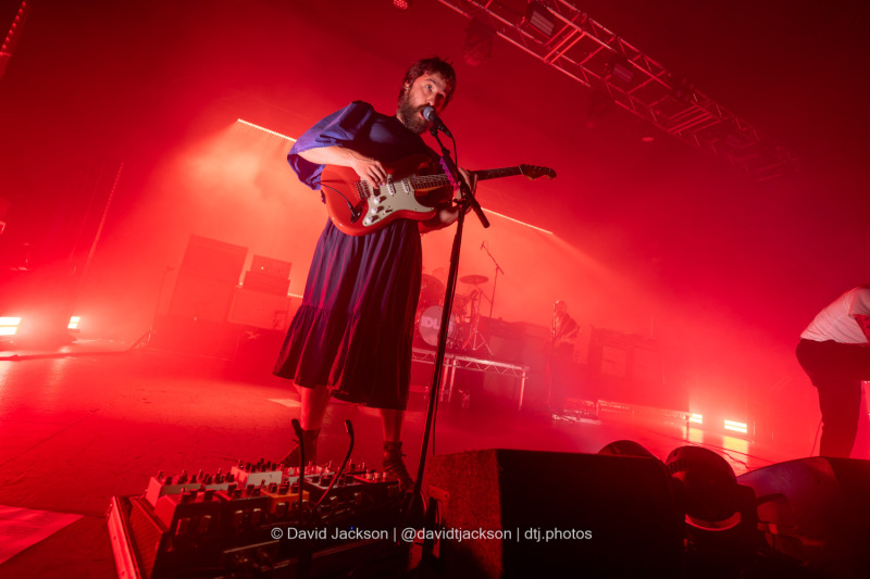 Idles on stage at the O2 Academy in Birmingham on Tuesday, December 3, 2024. Photo by David Jackson.