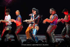 Katy Perry on stage at the Utilita Arena in Birmingham on Saturday, October 11, 2025. Photo by David Jackson.
