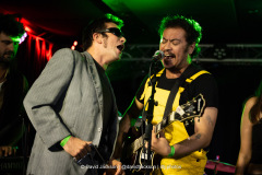 Daffodils on stage at The Black Prince in Northampton on Thursday, August 28, 2025. Photo by David Jackson.