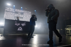 Kneecap on stage at the O2 Academy in Birmingham on Thursday, November 27, 2025. Photo by David Jackson.