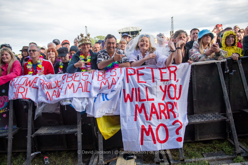 Fans watching acts perform at Let's Rock Northampton at Delapré Park on Saturday, June 15, 2024. Photo by David Jackson.