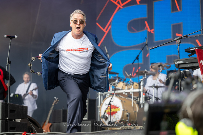 China Crisis on stage at Let’s Rock Northampton at Delapré Park on Saturday, June 15. Photo by David Jackson.