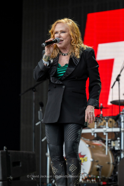 T'Pau on stage at Let’s Rock Northampton at Delapré Park on Saturday, June 15. Photo by David Jackson.