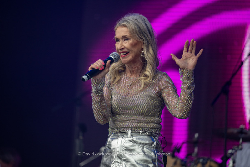 Dollar on stage at Let’s Rock Northampton at Delapré Park on Saturday, June 15, 2024. Photo by David Jackson.