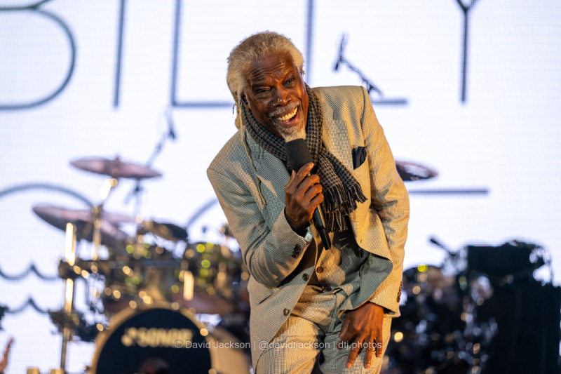 Billy Ocean on stage at Let’s Rock Northampton at Delapré Park on Saturday, June 15, 2024. Photo by David Jackson.
