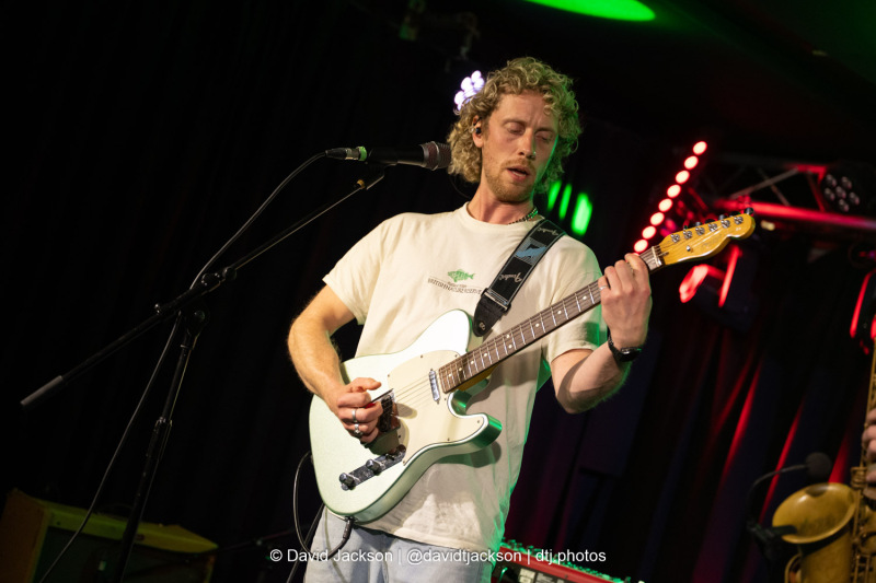 Ollie Coombes on stage at The Black Prince in Northampton on Saturday, April 26, 2025. Photo by David Jackson.