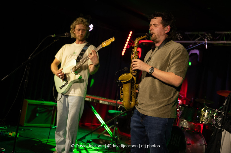 Ollie Coombes on stage at The Black Prince in Northampton on Saturday, April 26, 2025. Photo by David Jackson.