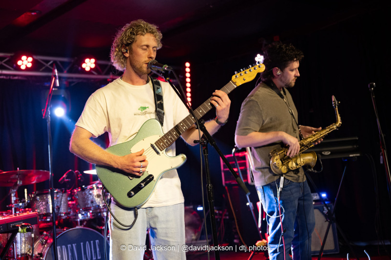 Ollie Coombes on stage at The Black Prince in Northampton on Saturday, April 26, 2025. Photo by David Jackson.