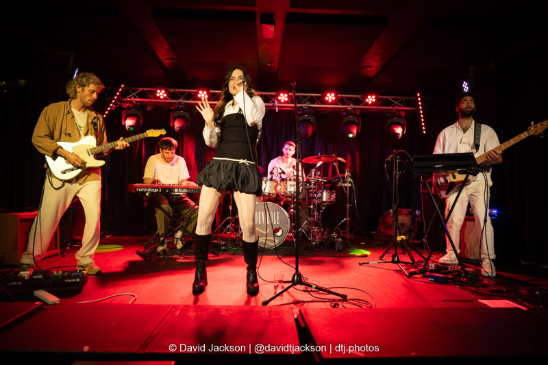 Eden Lole on stage at The Black Prince in Northampton on Saturday, April 26, 2025. Photo by David Jackson.