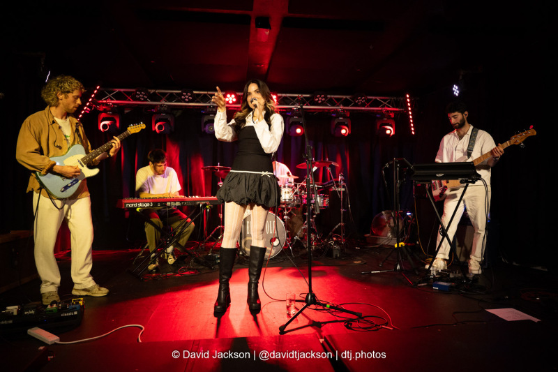 Eden Lole on stage at The Black Prince in Northampton on Saturday, April 26, 2025. Photo by David Jackson.