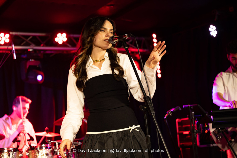 Eden Lole on stage at The Black Prince in Northampton on Saturday, April 26, 2025. Photo by David Jackson.