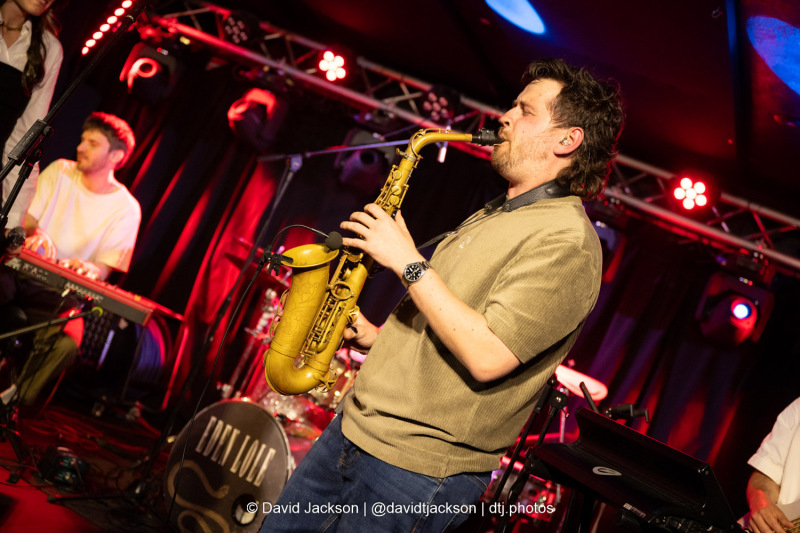 Eden Lole on stage at The Black Prince in Northampton on Saturday, April 26, 2025. Photo by David Jackson.