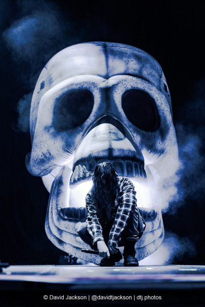 Bones on stage at the bp pulse LIVE arena in Birmingham on Thursday, March 13, 2025. Photo by David Jackson.