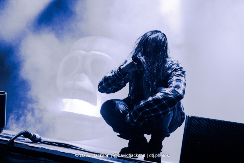 Bones on stage at the bp pulse LIVE arena in Birmingham on Thursday, March 13, 2025. Photo by David Jackson.
