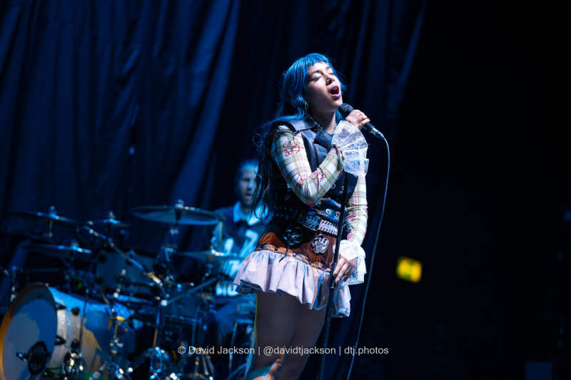 Ecca Vandal on stage at the bp pulse LIVE arena in Birmingham on Thursday, March 13, 2025. Photo by David Jackson.