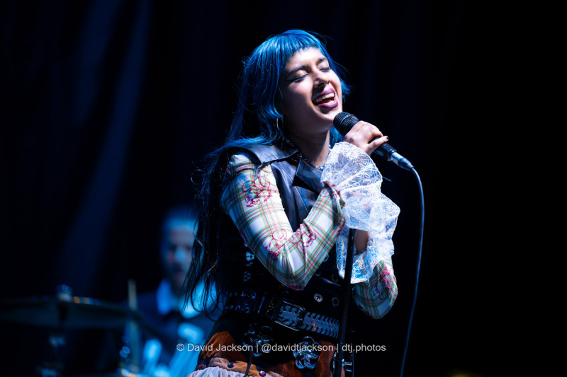 Ecca Vandal on stage at the bp pulse LIVE arena in Birmingham on Thursday, March 13, 2025. Photo by David Jackson.