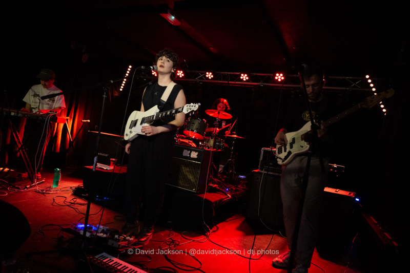 Low Girl on stage at The Black Prince in Northampton on Friday, January 28, 2024. Photo by David Jackson.