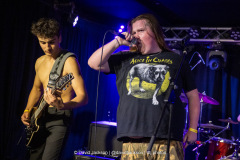 Invicta on stage at the Metal 2 The Masses Final at The Black Prince in Northampton on Saturday, June 28, 2025. Photo by David Jackson.