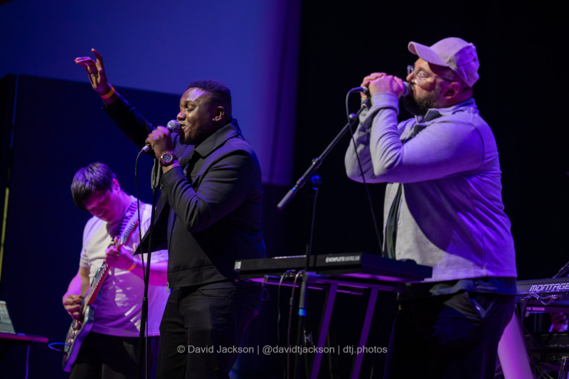 Maddox Jones on stage at the Town Hall in Birmingham on Sunday, April 14, 2023. Photo by David Jackson.