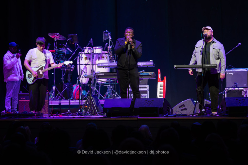Maddox Jones on stage at the Town Hall in Birmingham on Sunday, April 14, 2023. Photo by David Jackson.