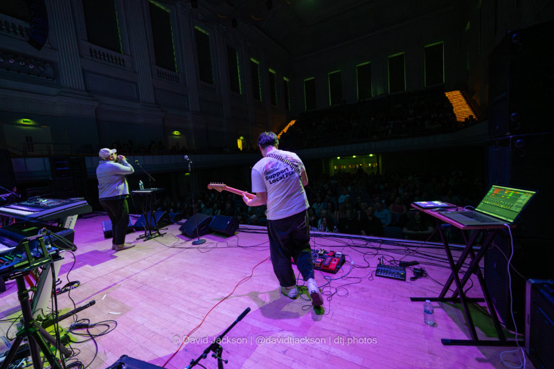 Maddox Jones on stage at the Town Hall in Birmingham on Sunday, April 14, 2023. Photo by David Jackson.