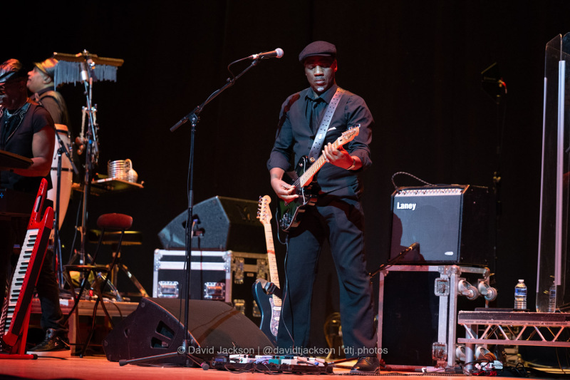 Lemar on stage at the Town Hall in Birmingham on Sunday, April 14, 2023. Photo by David Jackson.