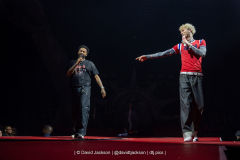 MGK on stage at the Utilita Arena in Birmingham on Tuesday, March 10, 2026. Photo by David Jackson.