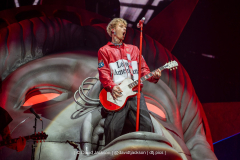 MGK on stage at the Utilita Arena in Birmingham on Tuesday, March 10, 2026. Photo by David Jackson.