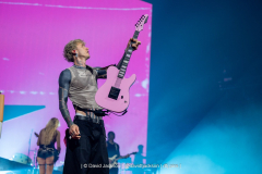 MGK on stage at the Utilita Arena in Birmingham on Tuesday, March 10, 2026. Photo by David Jackson.