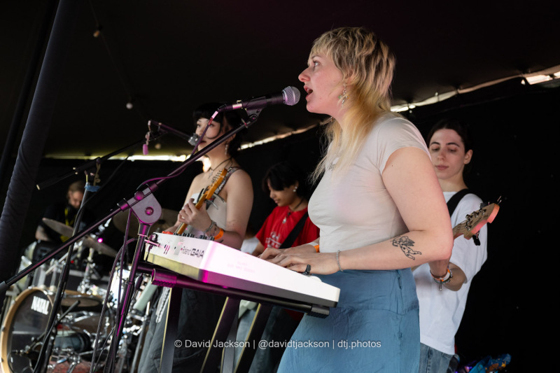 Garden Slug on stage at the Multitude Festival at the Craufurd Arms in Milton Keynes on Sunday, August 8. Photo by David Jackson.