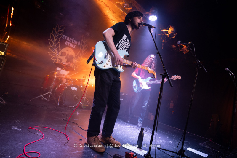 Sean Edwards on stage at the Multitude Festival at the Craufurd Arms in Milton Keynes on Sunday, August 8. Photo by David Jackson.