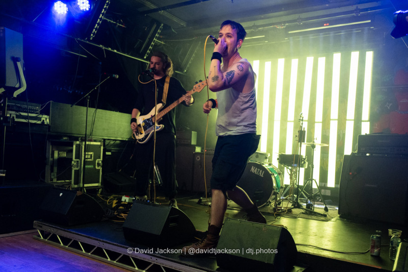 Hex Girlfriend on stage at the Multitude Festival at the Craufurd Arms in Milton Keynes on Sunday, August 8. Photo by David Jackson.