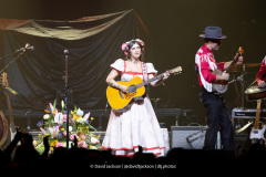 Sierra Ferrell on stage at the Utilita Arena in Birmingham on Sunday, December 7, 2025. Photo by David Jackson.