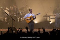 Mumford  & Sons on stage at the Utilita Arena in Birmingham on Sunday, December 7, 2025. Photo by David Jackson.