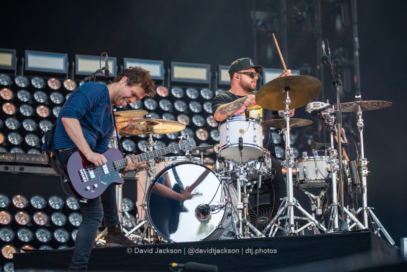 Royal Blood on stage at the National Bowl in Milton Keynes on Sunday, June 25, 2023. Photo by David Jackson.