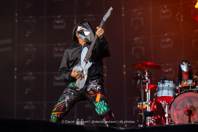 Muse on stage at the National Bowl in Milton Keynes on Sunday, June 25, 2023. Photo by David Jackson.