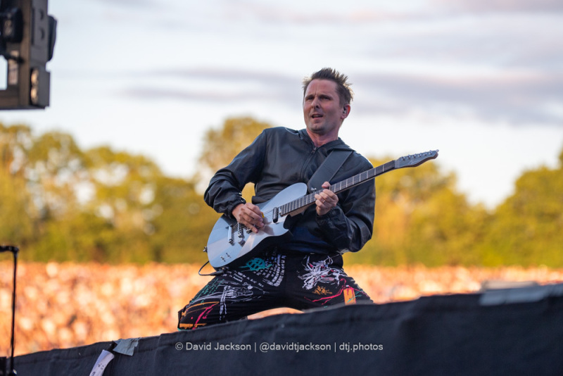 Muse on stage at the National Bowl in Milton Keynes on Sunday, June 25, 2023. Photo by David Jackson.