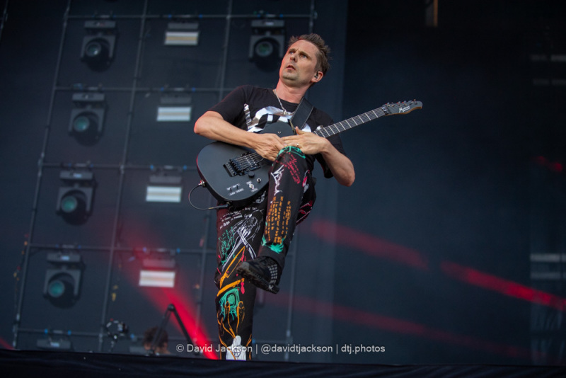 Muse on stage at the National Bowl in Milton Keynes on Sunday, June 25, 2023. Photo by David Jackson.