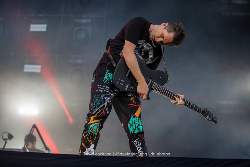 Muse on stage at the National Bowl in Milton Keynes on Sunday, June 25, 2023. Photo by David Jackson.