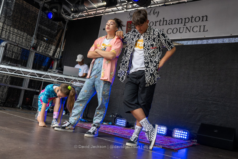 The Stencil Pencils performing on the Main Stage at the Northampton Music Festival on Sunday, September 10, 2023. Photo by David Jackson.