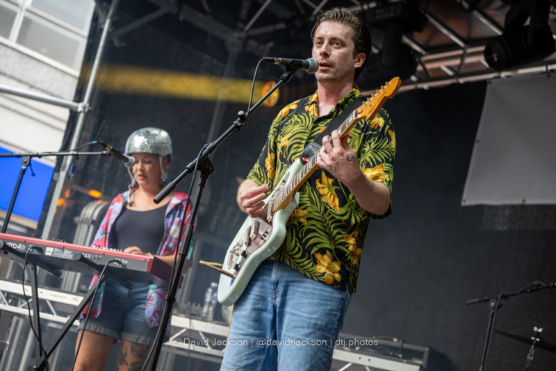 Chargr performing on the Main Stage at the Northampton Music Festival on Sunday, September 10, 2023. Photo by David Jackson.