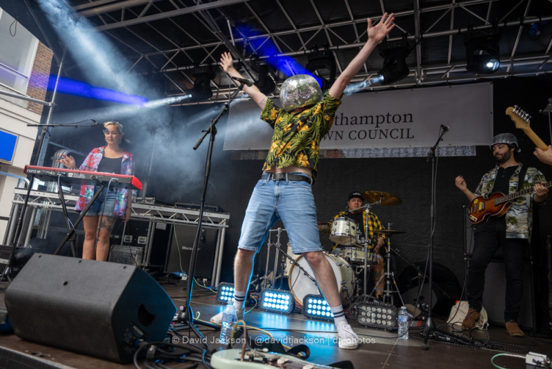 Chargr performing on the Main Stage at the Northampton Music Festival on Sunday, September 10, 2023. Photo by David Jackson.