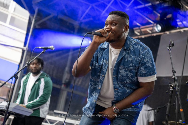 Great Adamz performing on the Main Stage at the Northampton Music Festival on Sunday, September 10, 2023. Photo by David Jackson.