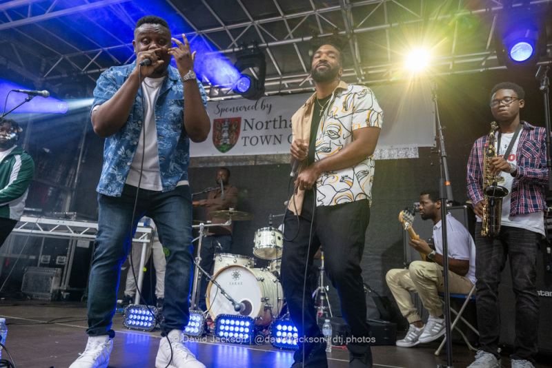 Great Adamz performing on the Main Stage at the Northampton Music Festival on Sunday, September 10, 2023. Photo by David Jackson.